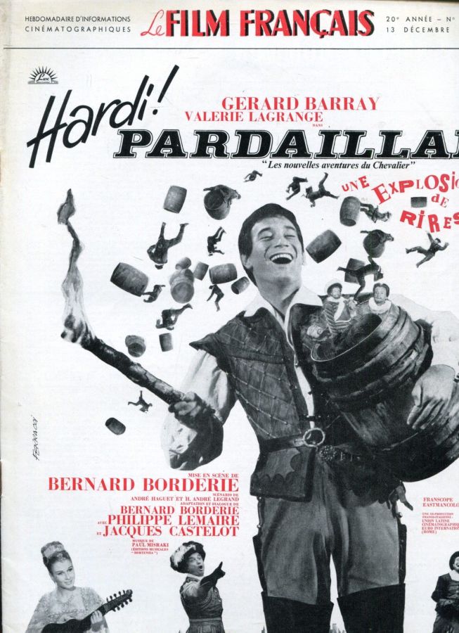 FILM FRANCAIS | LE magazine side cover Issue 1019 13 December 1963