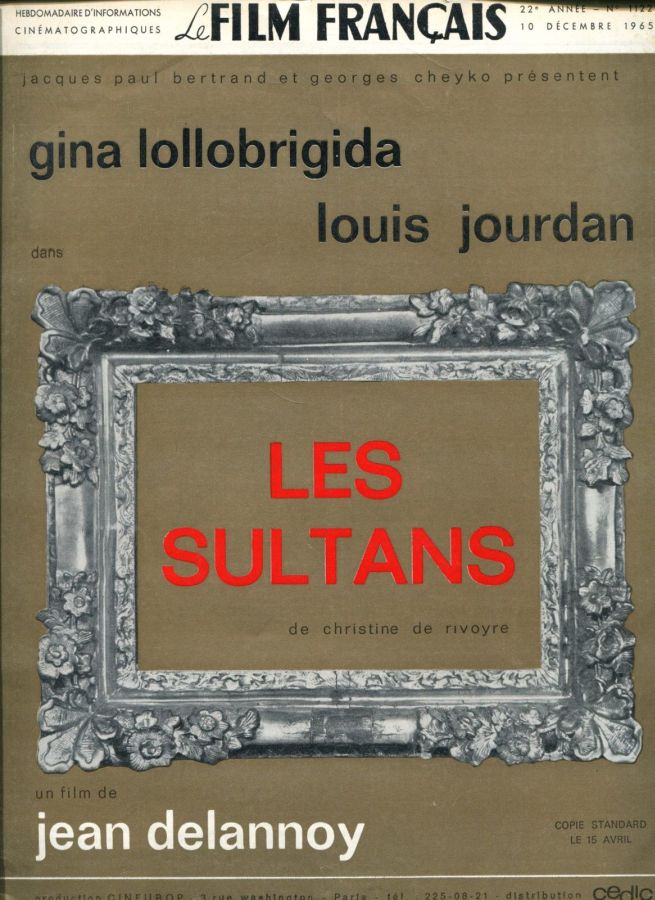 FILM FRANCAIS | LE magazine side cover Issue 1122 10 December 1965