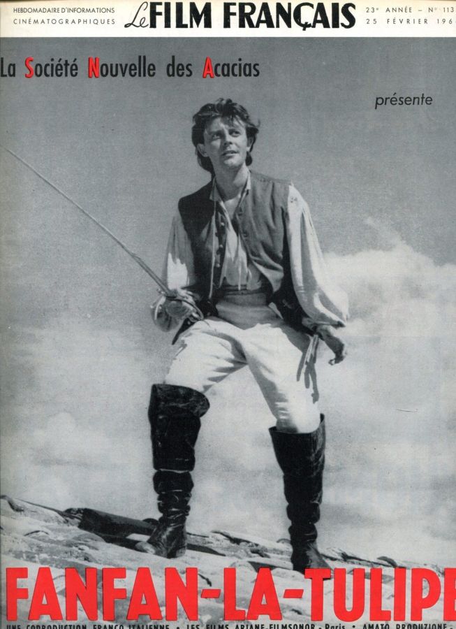 FILM FRANCAIS | LE magazine side cover Issue 1133 25 February 1966
