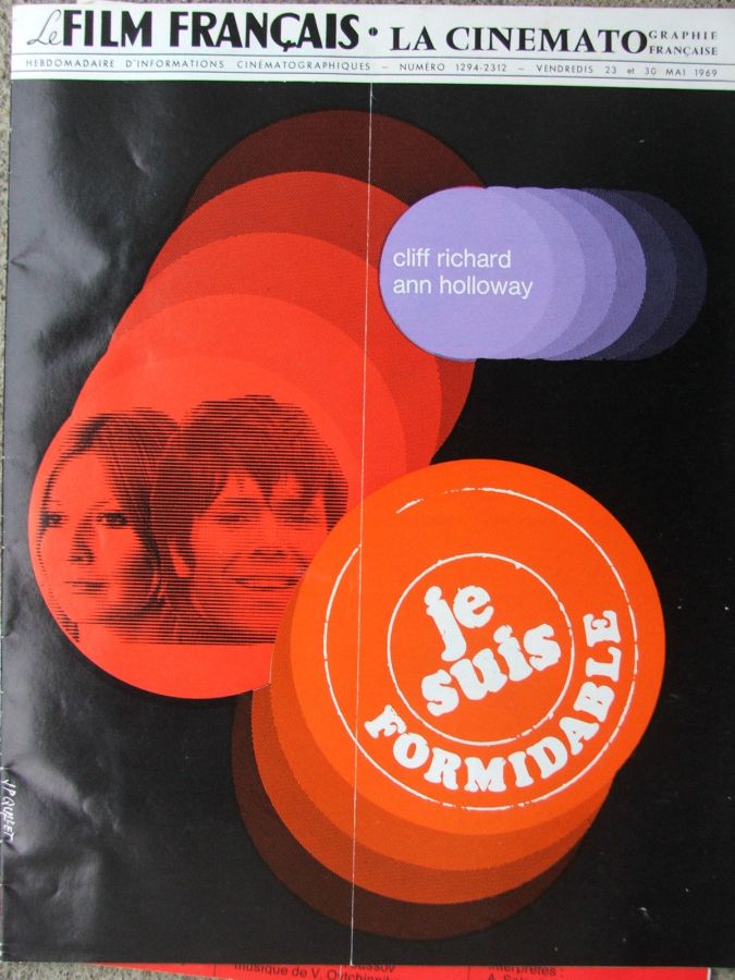 FILM FRANCAIS | LE magazine side cover Issue 1294 23 May 1969