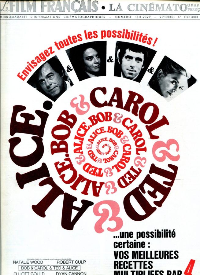 FILM FRANCAIS | LE magazine side cover Issue 1311 17 October 1969