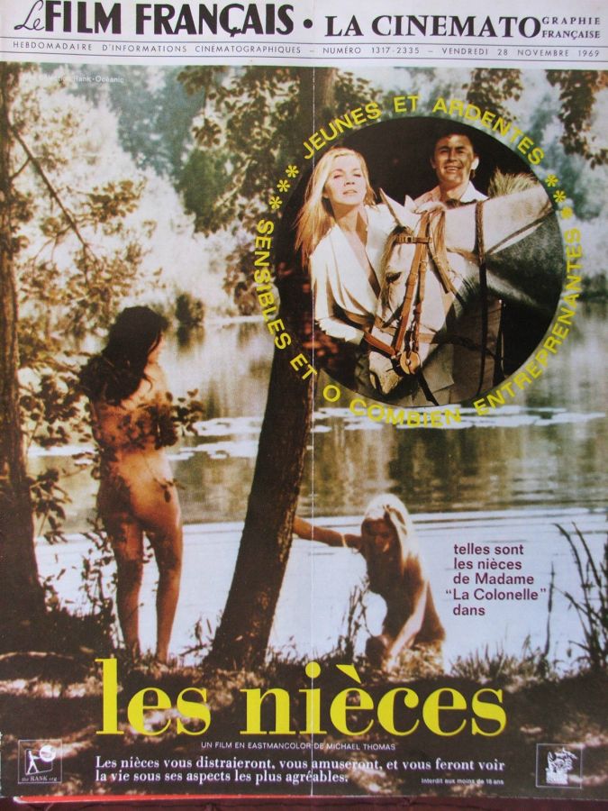 FILM FRANCAIS | LE magazine side cover Issue 1317 28 November 1969