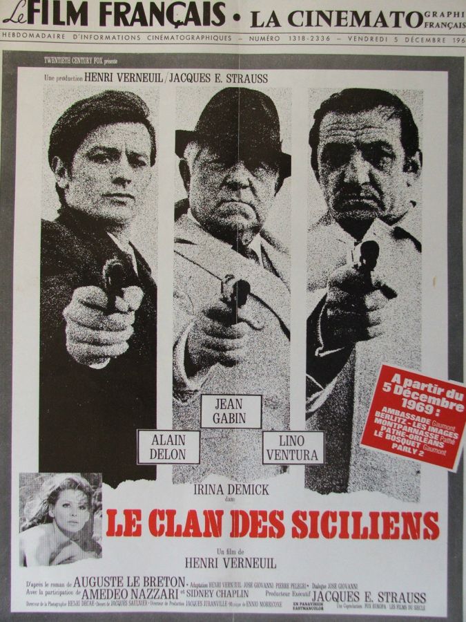 FILM FRANCAIS | LE magazine side cover Issue 1318 5 December 1969