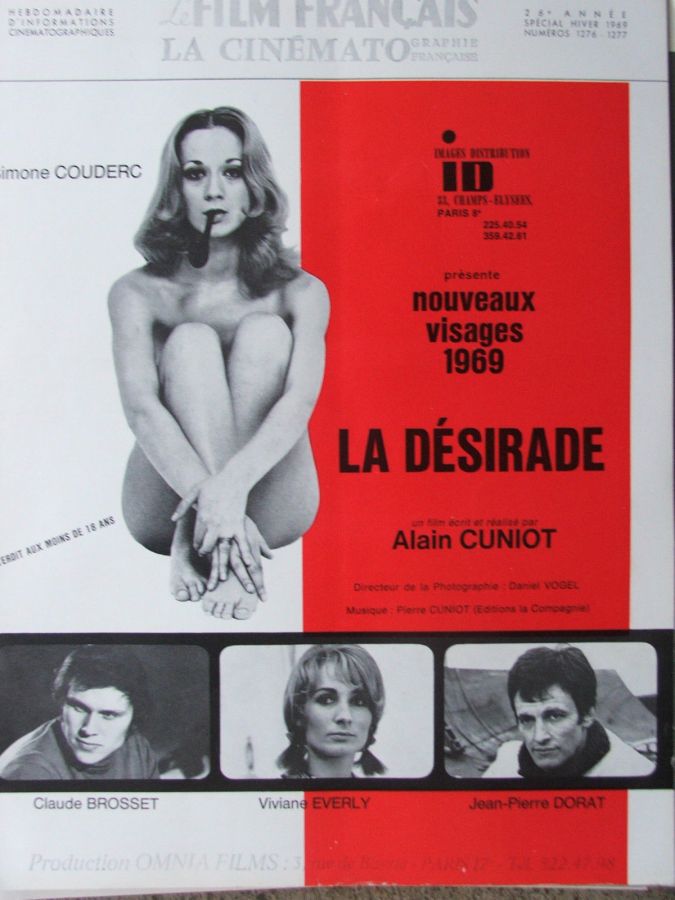 FILM FRANCAIS | LE magazine side cover Issue 1276/7  1969