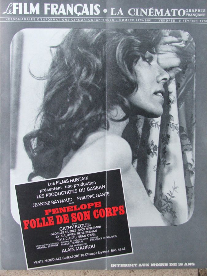FILM FRANCAIS | LE magazine side cover Issue 1473 9 February 1973
