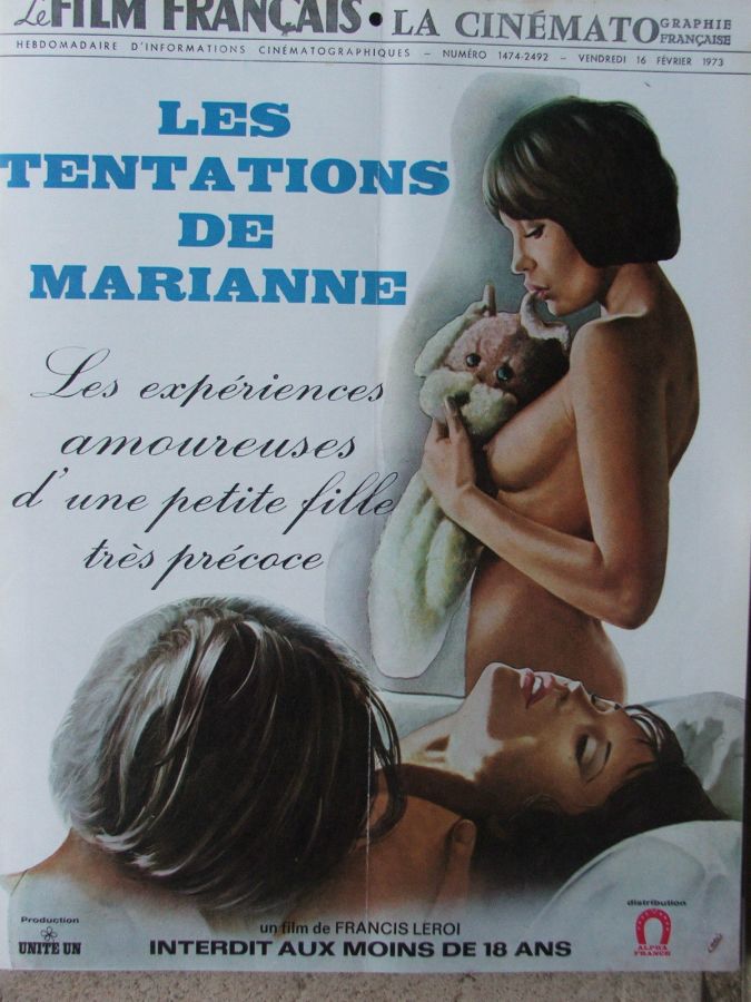 FILM FRANCAIS | LE magazine side cover Issue 1474 16 February 1973