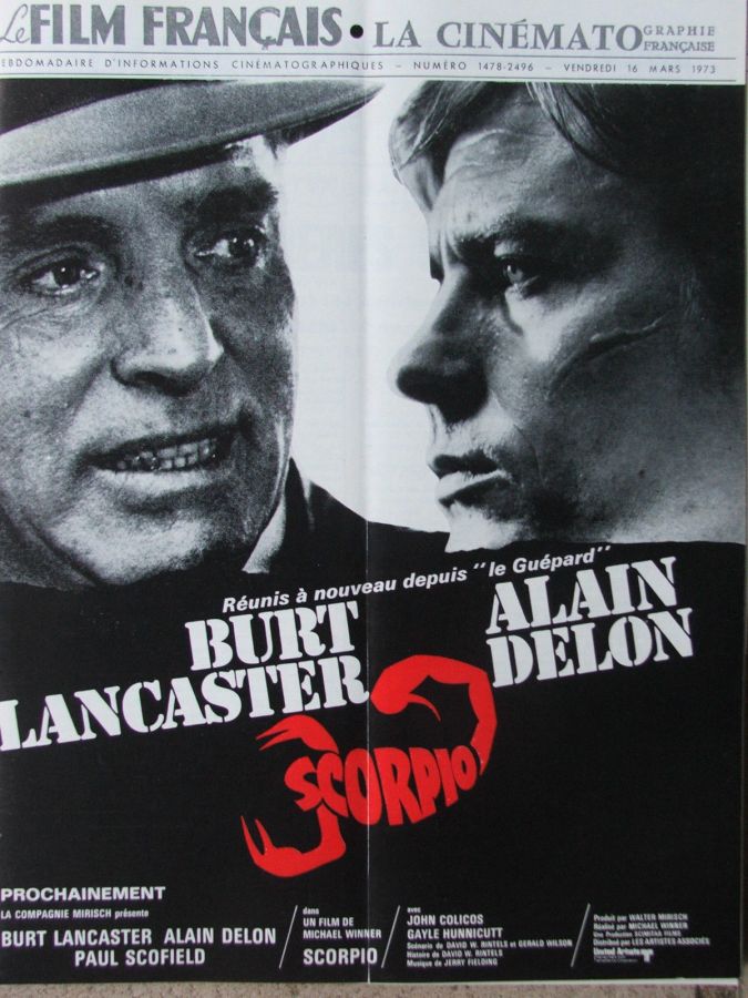 FILM FRANCAIS | LE magazine side cover Issue 1478 16 March 1973