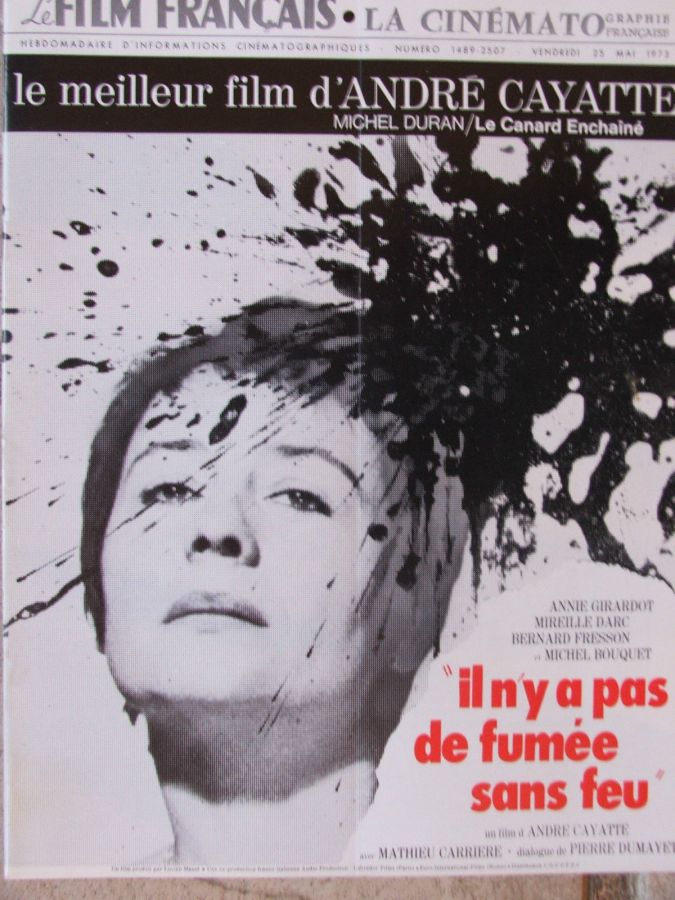 FILM FRANCAIS | LE magazine side cover Issue 1489 25 May 1973