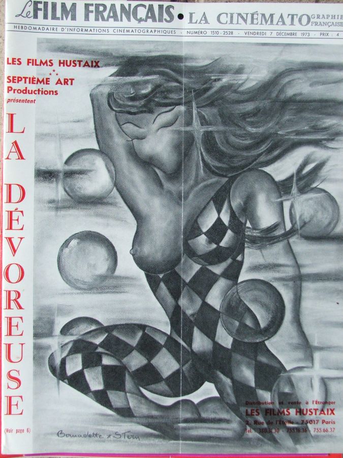 FILM FRANCAIS | LE magazine side cover Issue 1510 7 December 1973