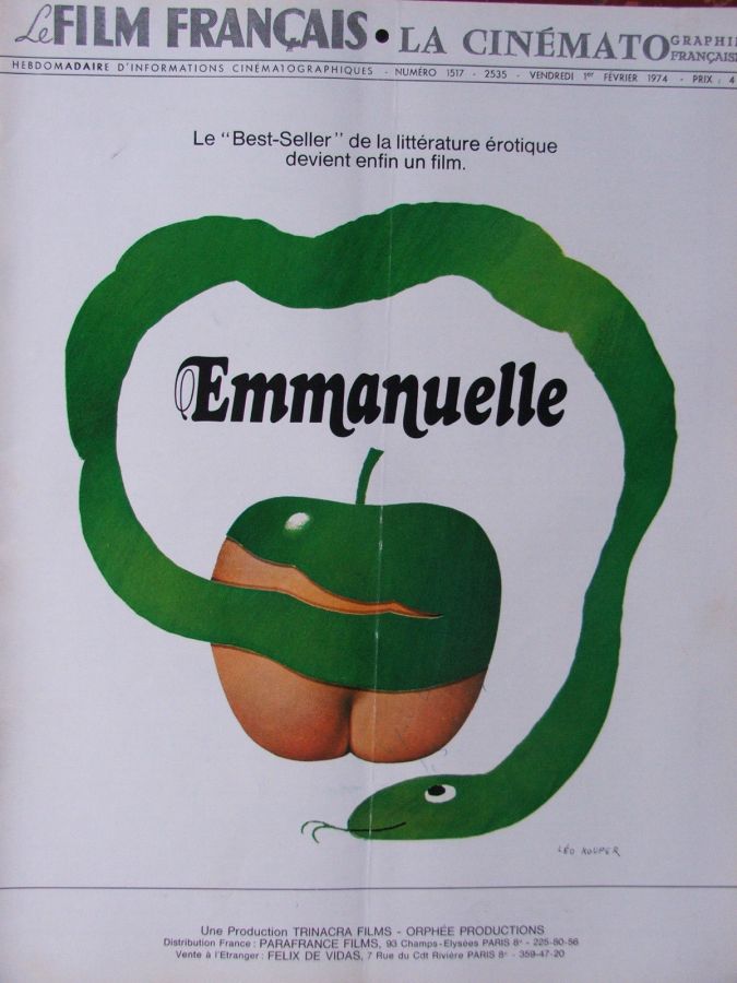 FILM FRANCAIS | LE magazine side cover Issue 1517 1 February 1974