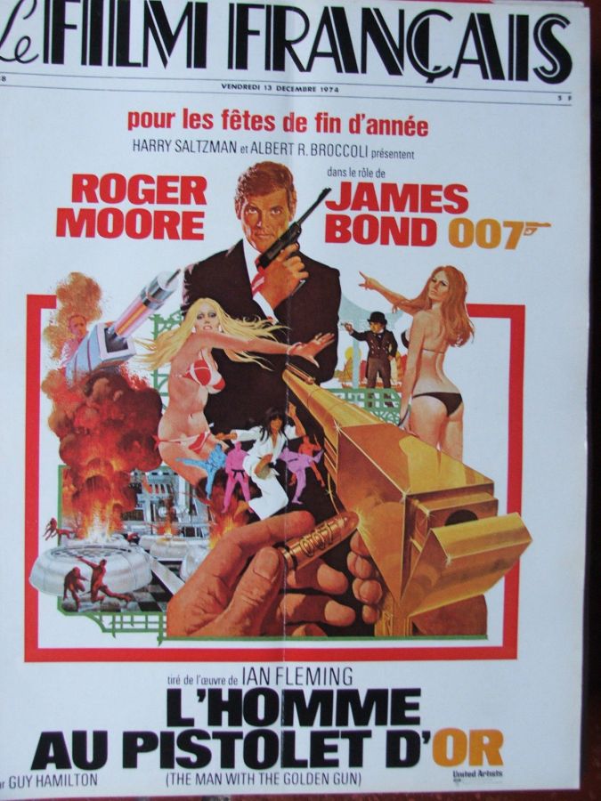 FILM FRANCAIS | LE magazine side cover Issue 1558 13 December 1974