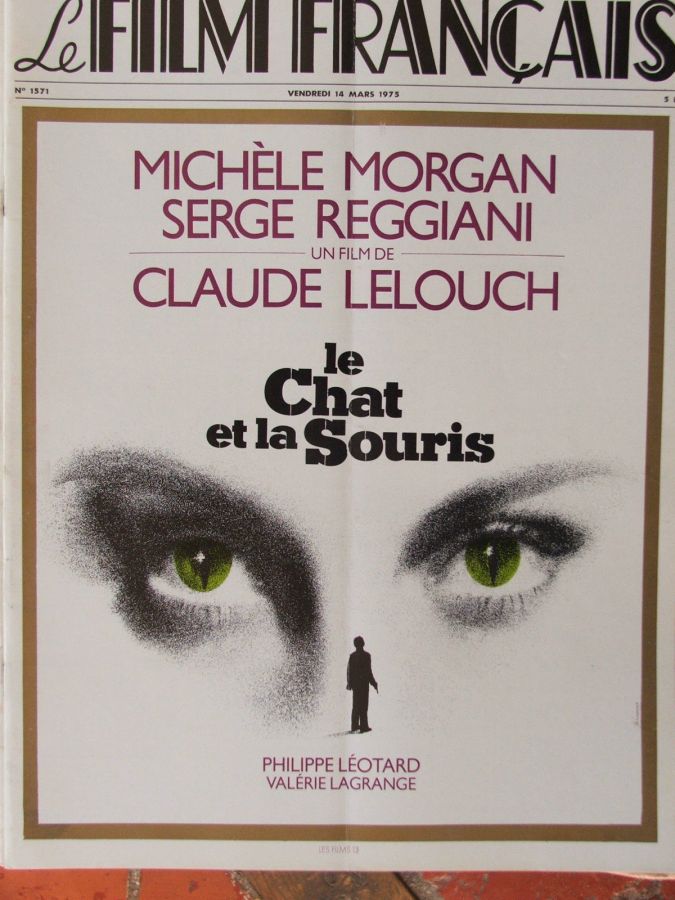 FILM FRANCAIS | LE magazine side cover Issue 1571 14 March 1975