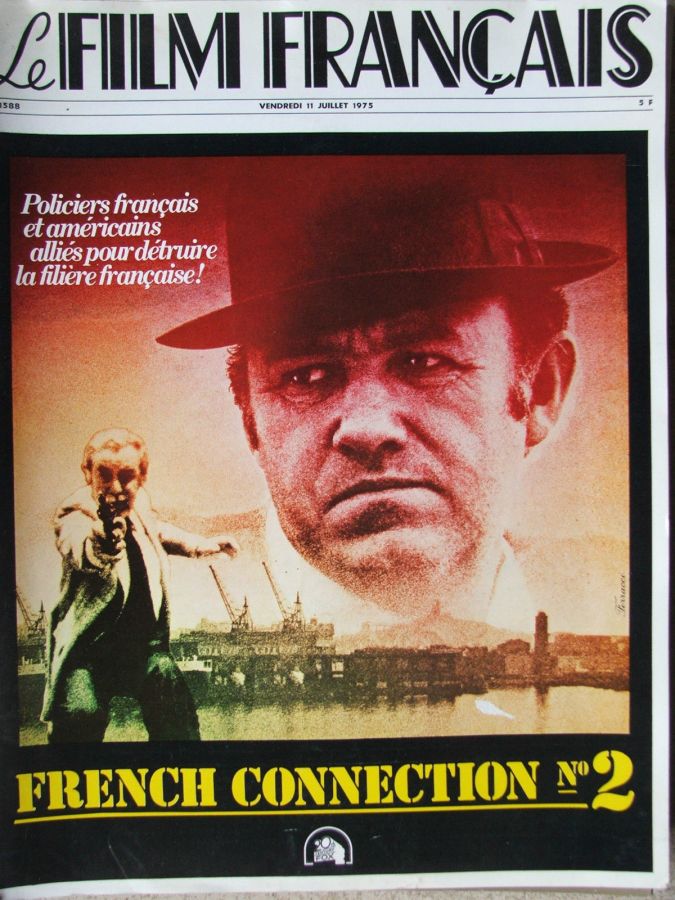 FILM FRANCAIS | LE magazine side cover Issue 1588 11 July 1975