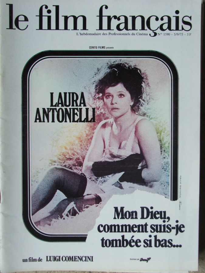 FILM FRANCAIS | LE magazine side cover Issue 1590 5 September 1975