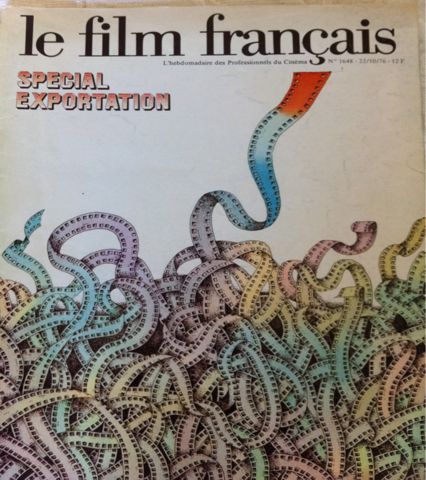 FILM FRANCAIS | LE magazine side cover Issue 1648 22 October 1976