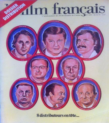 FILM FRANCAIS | LE magazine side cover Issue 1655 10 December 1976
