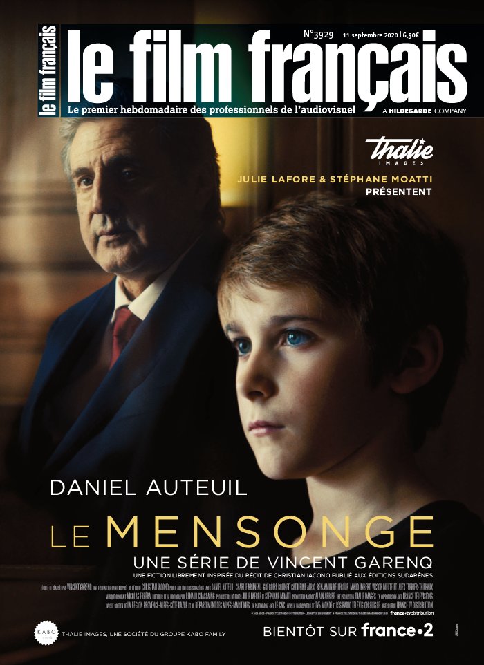 FILM FRANCAIS | LE magazine side cover Issue 3929 11 September 2020