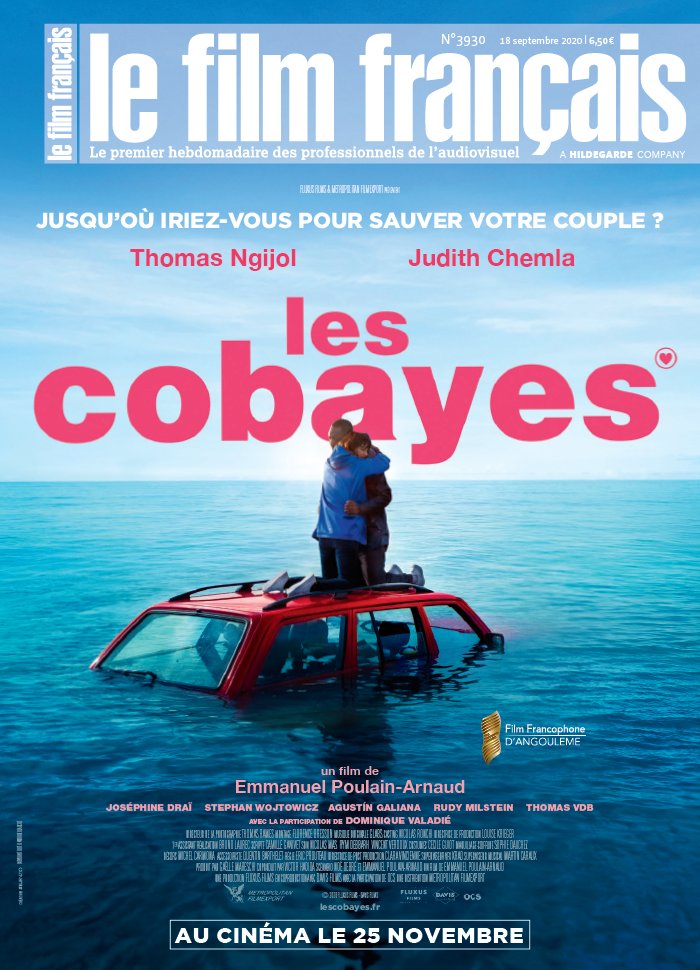 FILM FRANCAIS | LE magazine side cover Issue 3930 18 September 2020