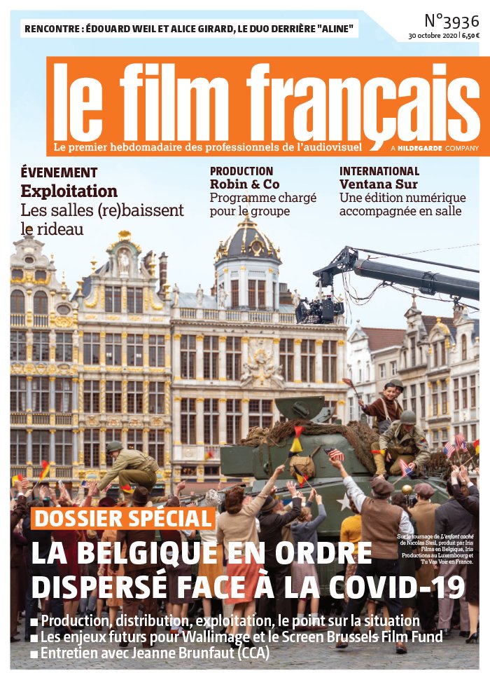 FILM FRANCAIS | LE magazine side cover Issue 3936 30 October 2020