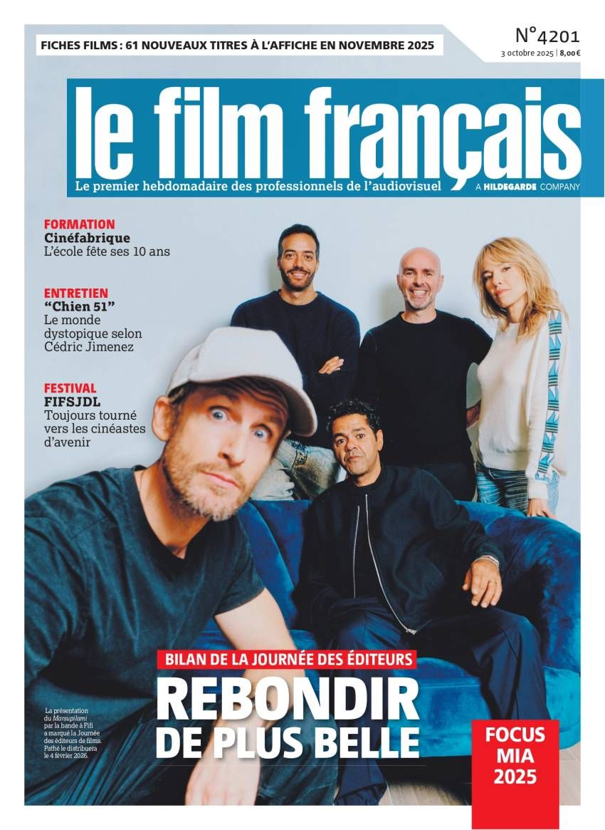 FILM FRANCAIS | LE magazine cover Issue 4201 3 October 2025