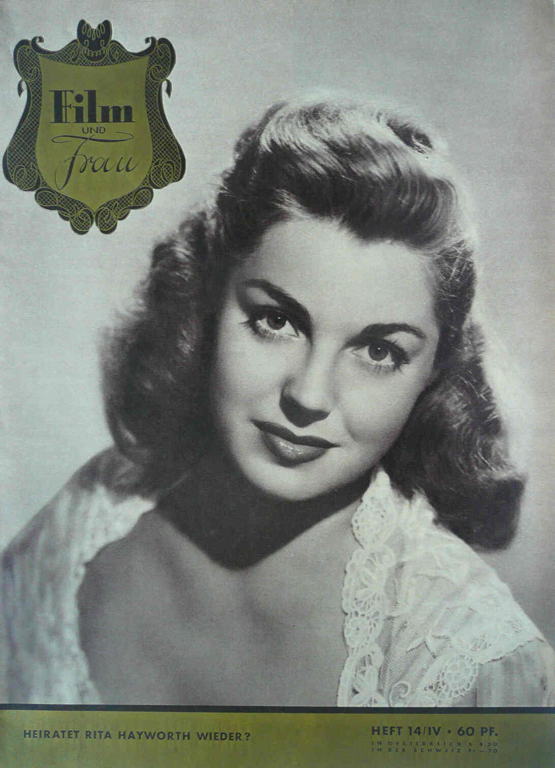 FILM UND FRAU magazine side cover Issue 14 2 July 1952