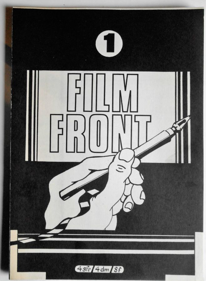 FILMFRONT (Ch) magazine side cover Issue 1  1978