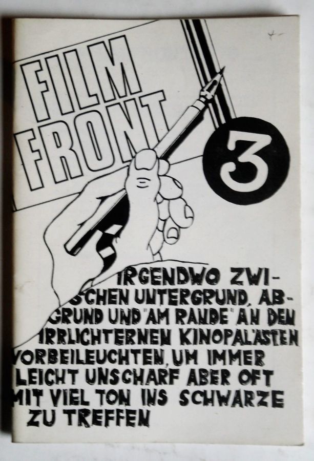 FILMFRONT (Ch) magazine side cover Issue 3   1978