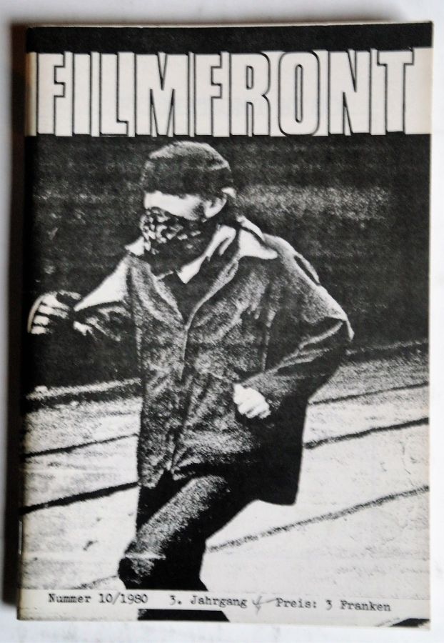 FILMFRONT (Ch) magazine side cover Issue 10   1980