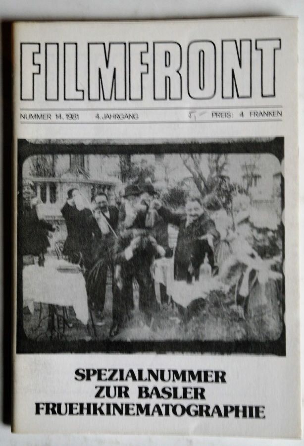 FILMFRONT (Ch) magazine side cover Issue 14   1981
