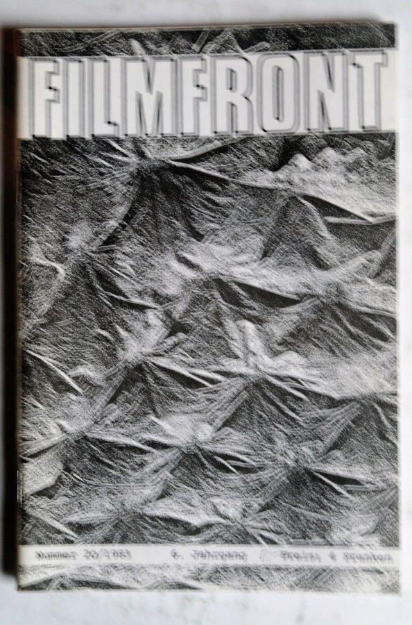 FILMFRONT (Ch) magazine side cover Issue 20   1983