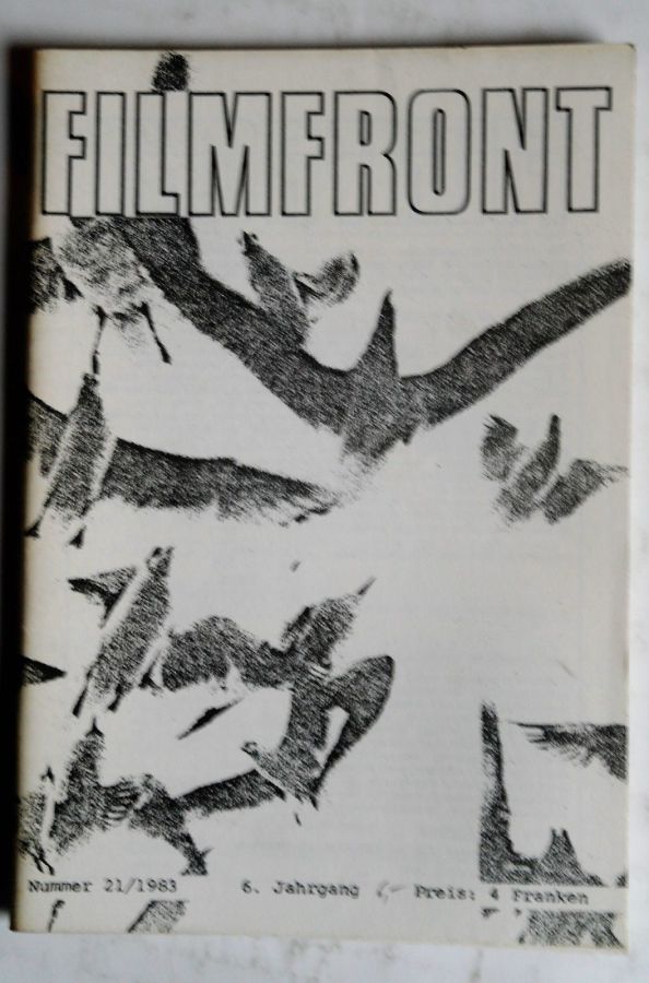 FILMFRONT (Ch) magazine side cover Issue 21   1983