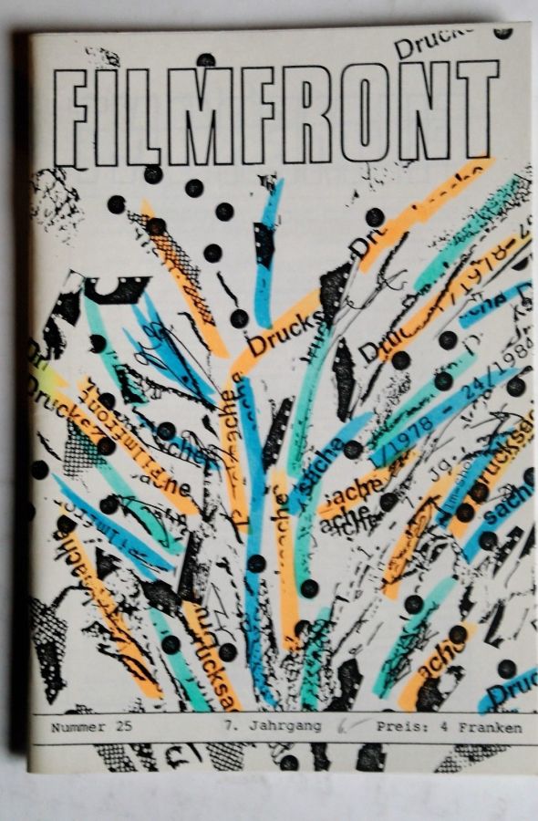 FILMFRONT (Ch) magazine side cover Issue 25   1984
