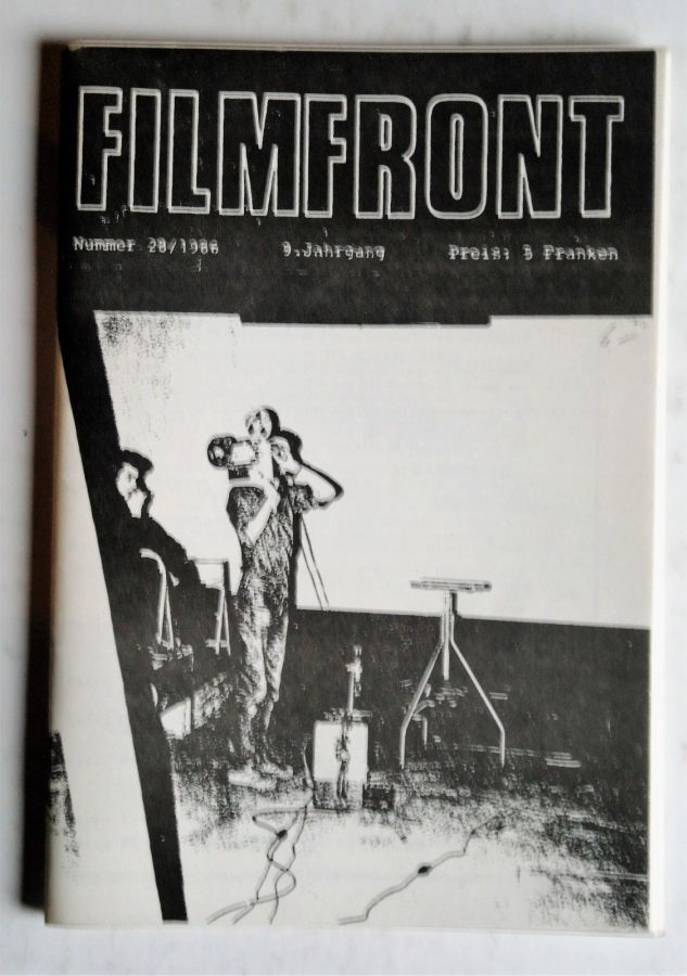 FILMFRONT (Ch) magazine side cover Issue 28   1986