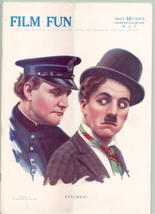 FILM FUN magazine side cover Issue 11 May 1916