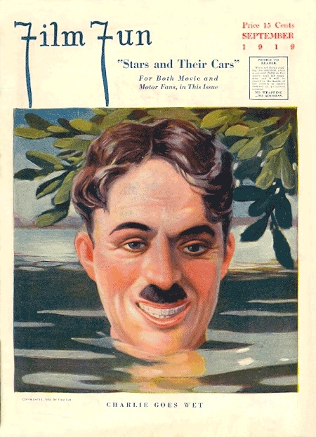 FILM FUN magazine side cover Issue 50 September 1919