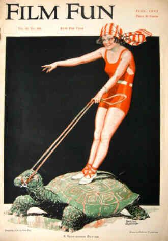 FILM FUN magazine side cover Issue 83 June 1922