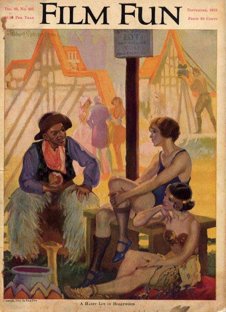 FILM FUN magazine side cover Issue 86 September 1922