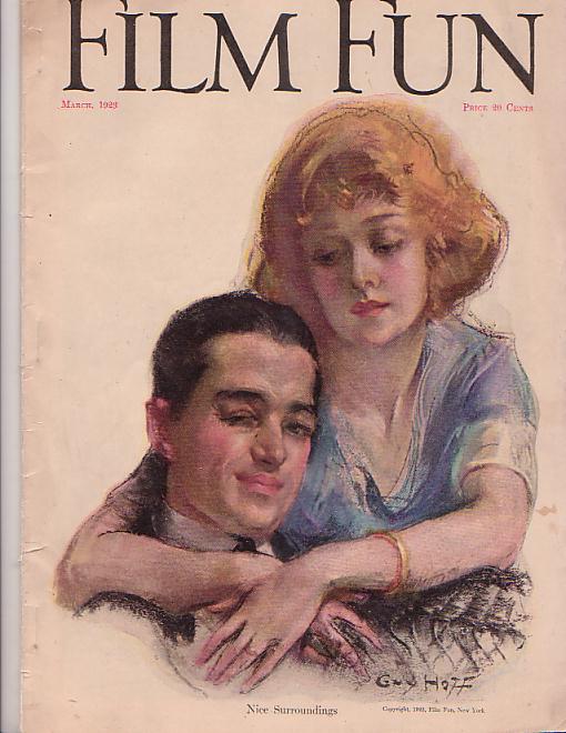 FILM FUN magazine side cover Issue 92 March 1923