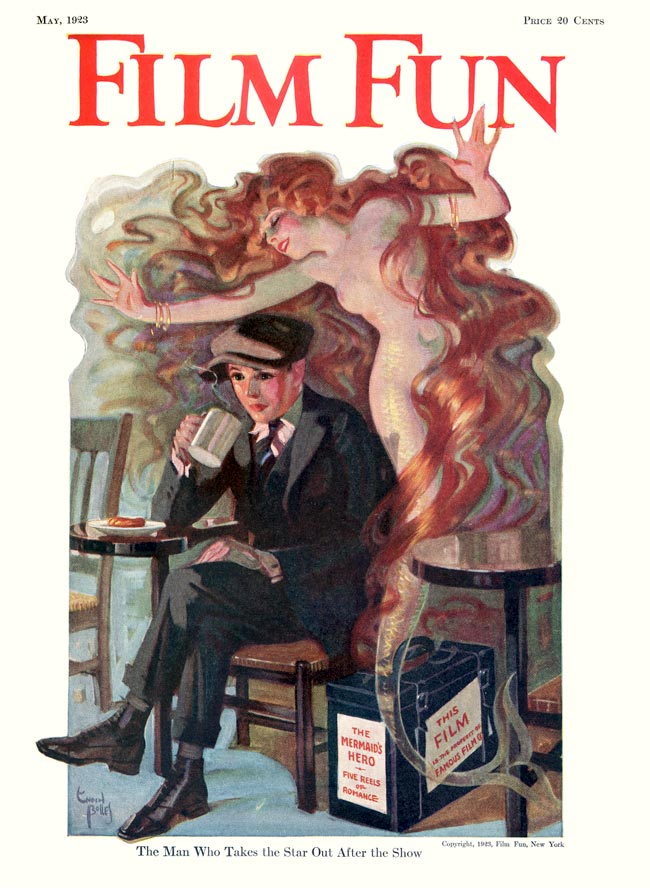 FILM FUN magazine side cover Issue 94 May 1923