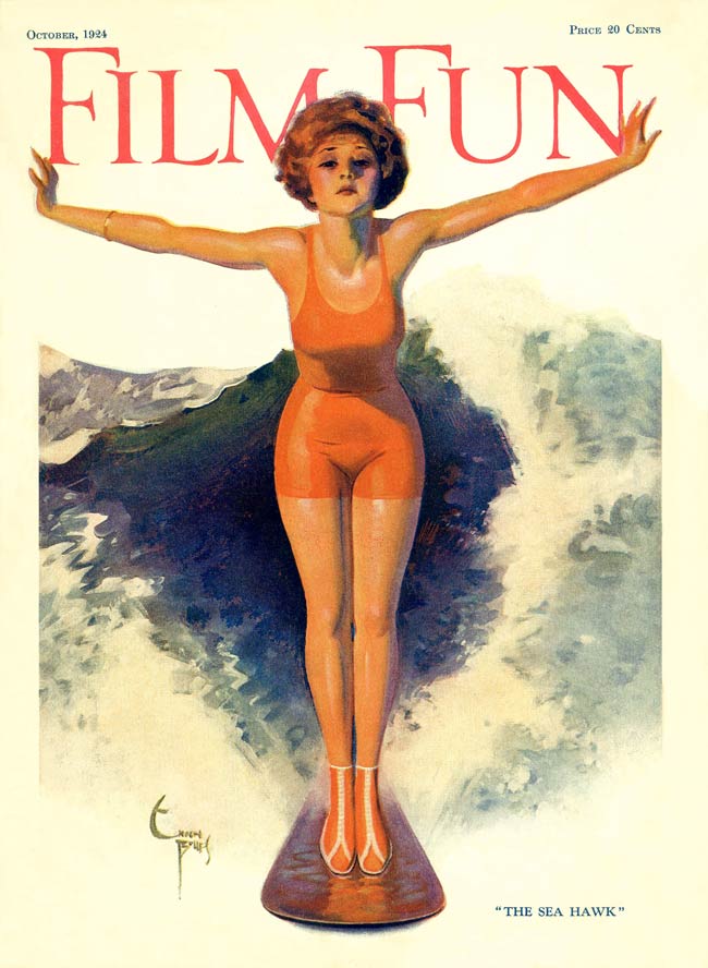 FILM FUN magazine side cover Issue 111 October 1924