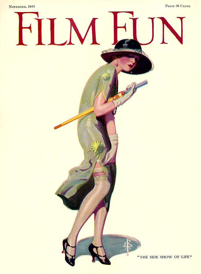 FILM FUN magazine side cover Issue 112 November 1924