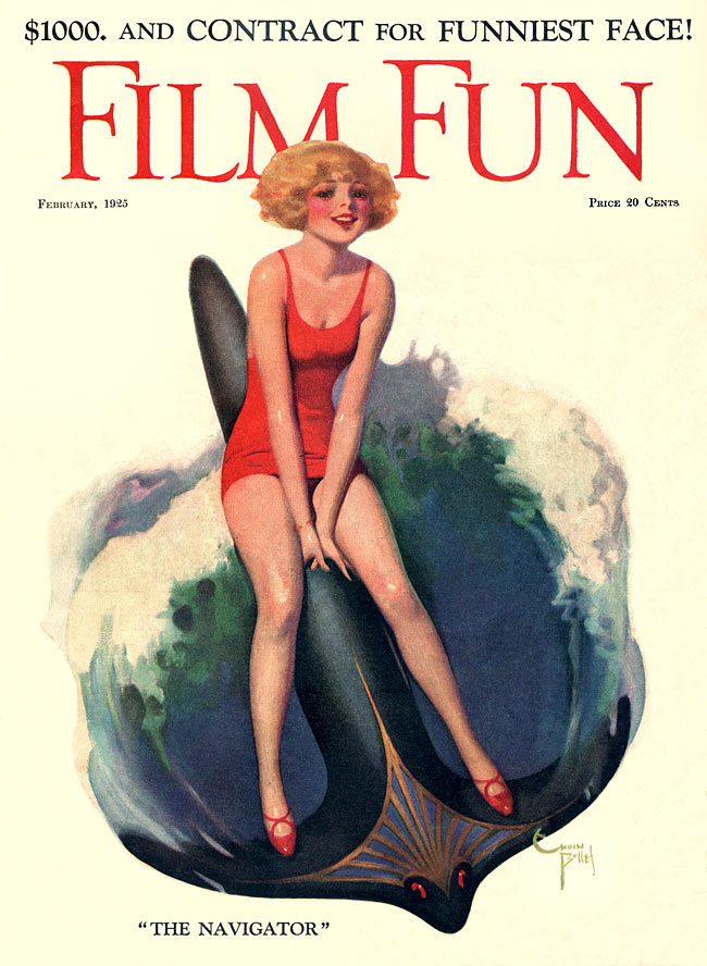 FILM FUN magazine side cover Issue 115 February 1925