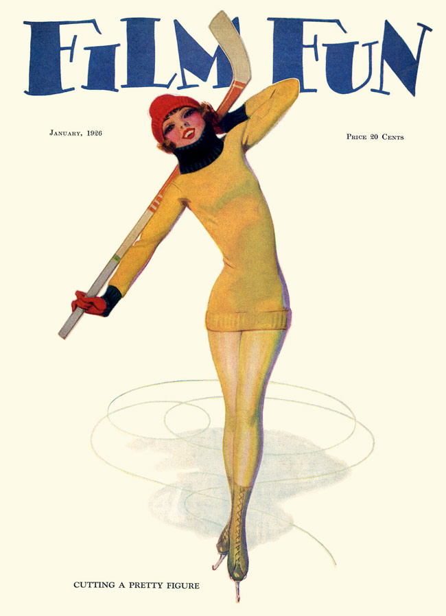 FILM FUN magazine side cover Issue 126 January 1926