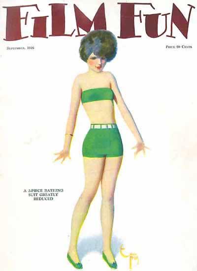 FILM FUN magazine side cover Issue 134 September 1926