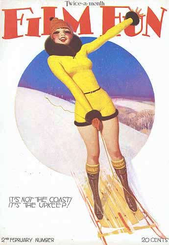 FILM FUN magazine side cover Issue 152 2nd February number 1928