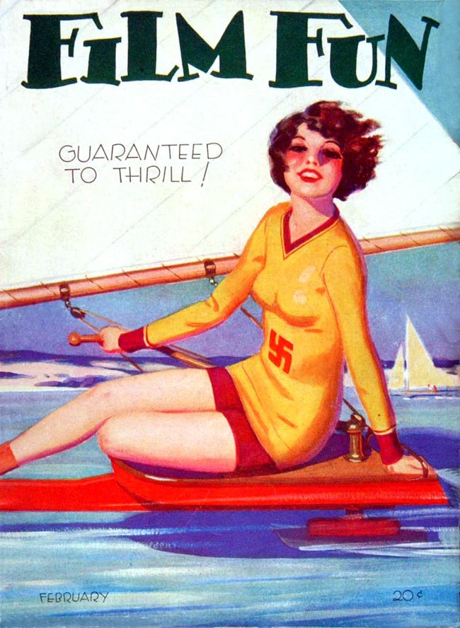 FILM FUN magazine side cover Issue 190 February 1931