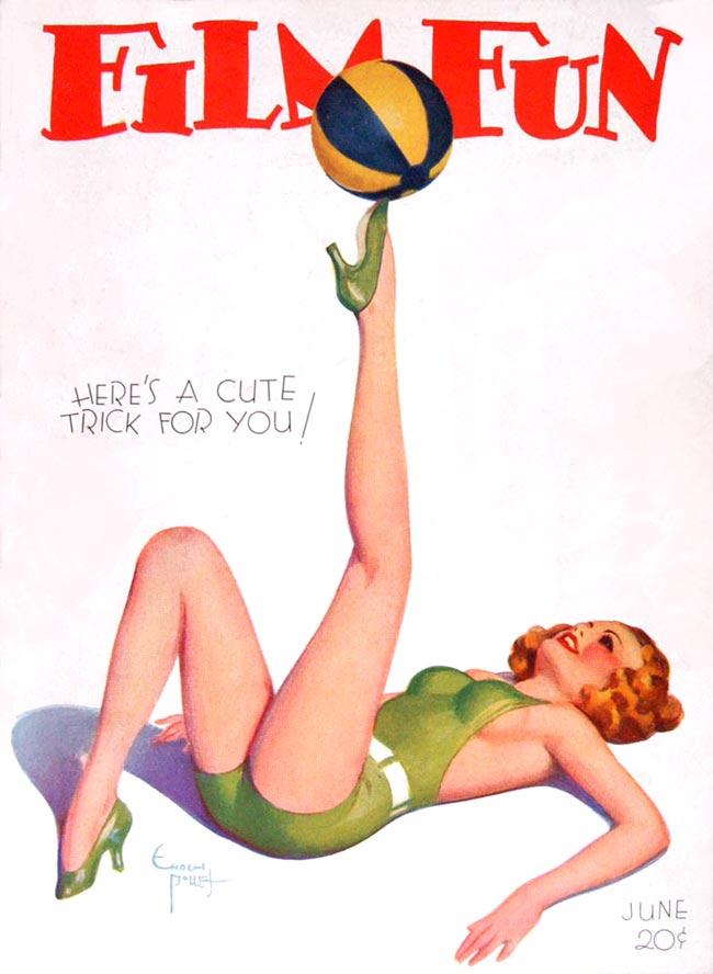 FILM FUN magazine side cover Issue 194 June 1931