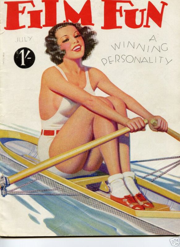 FILM FUN magazine side cover Issue 231 July 1934
