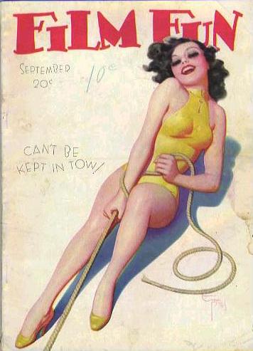 FILM FUN magazine side cover Issue 233 September 1934
