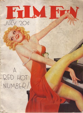 FILM FUN magazine side cover Issue 243 July 1935